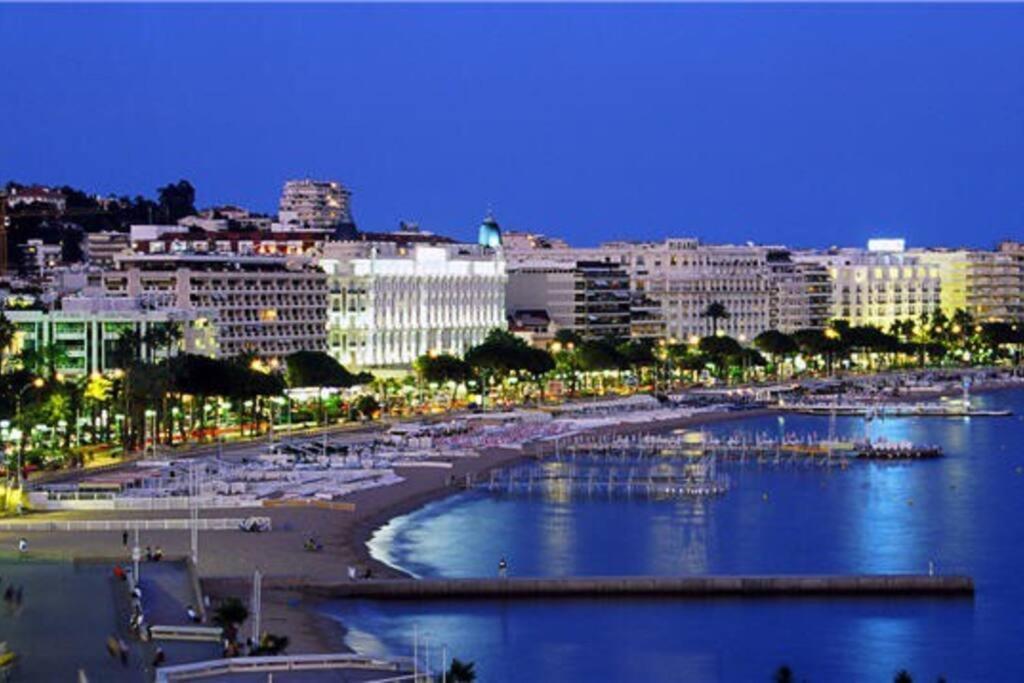 Cannes Palm Beach Parking, Clim, Wifi Plage 2' A Pieds Exteriér fotografie